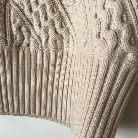 BURBERRY ♥️ Cable knit wool and cashmere sweater Sz S/P - Picture 7 of 14